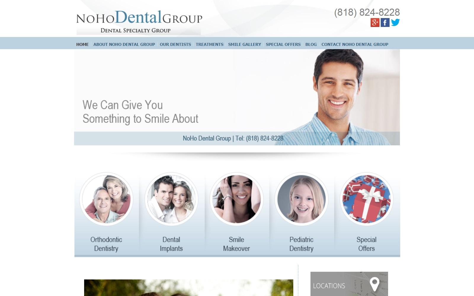 NoHo Dental Group screenshot
