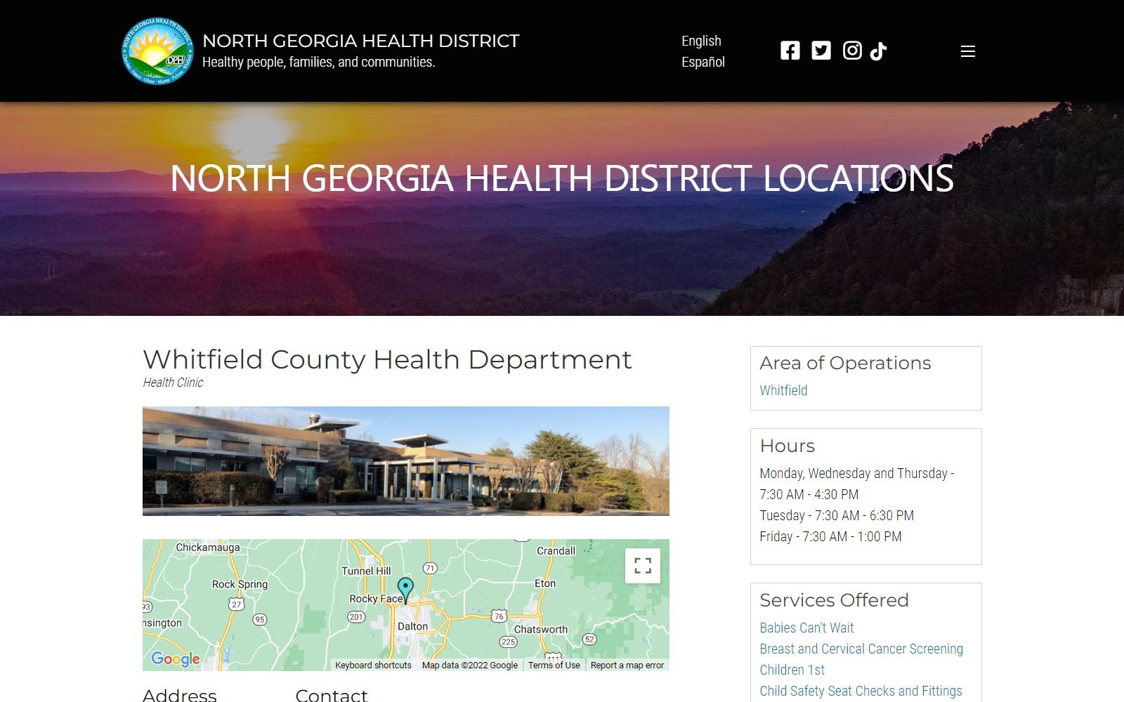 Whitfield County Health Department Dental Clinic