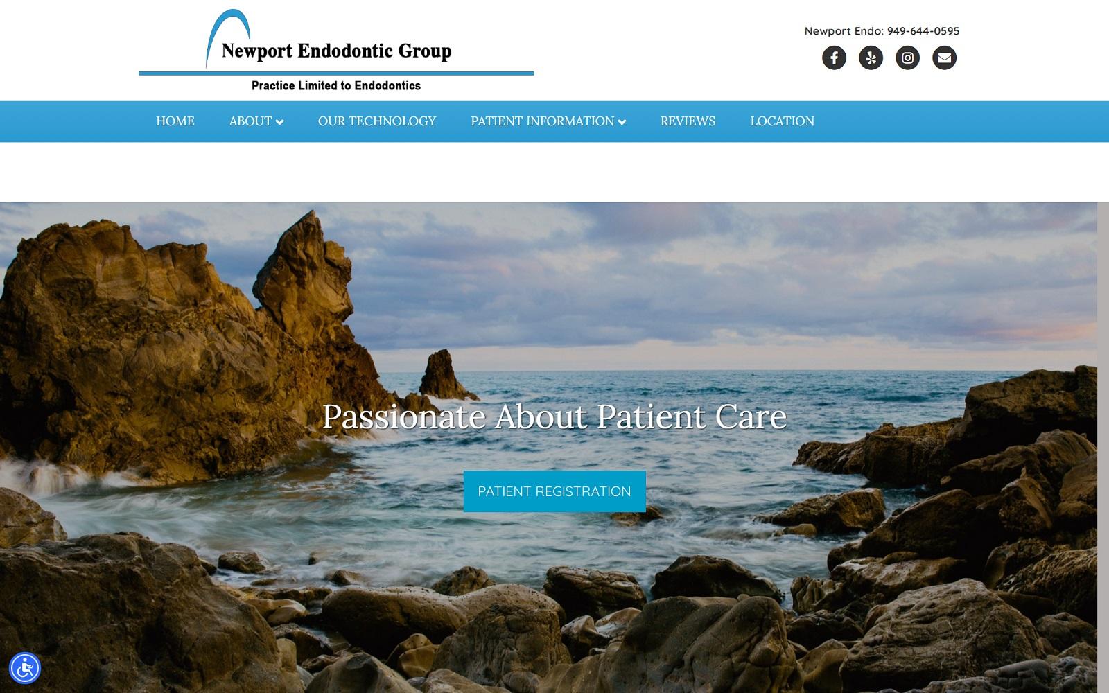 Newport Endodontic Group screenshot