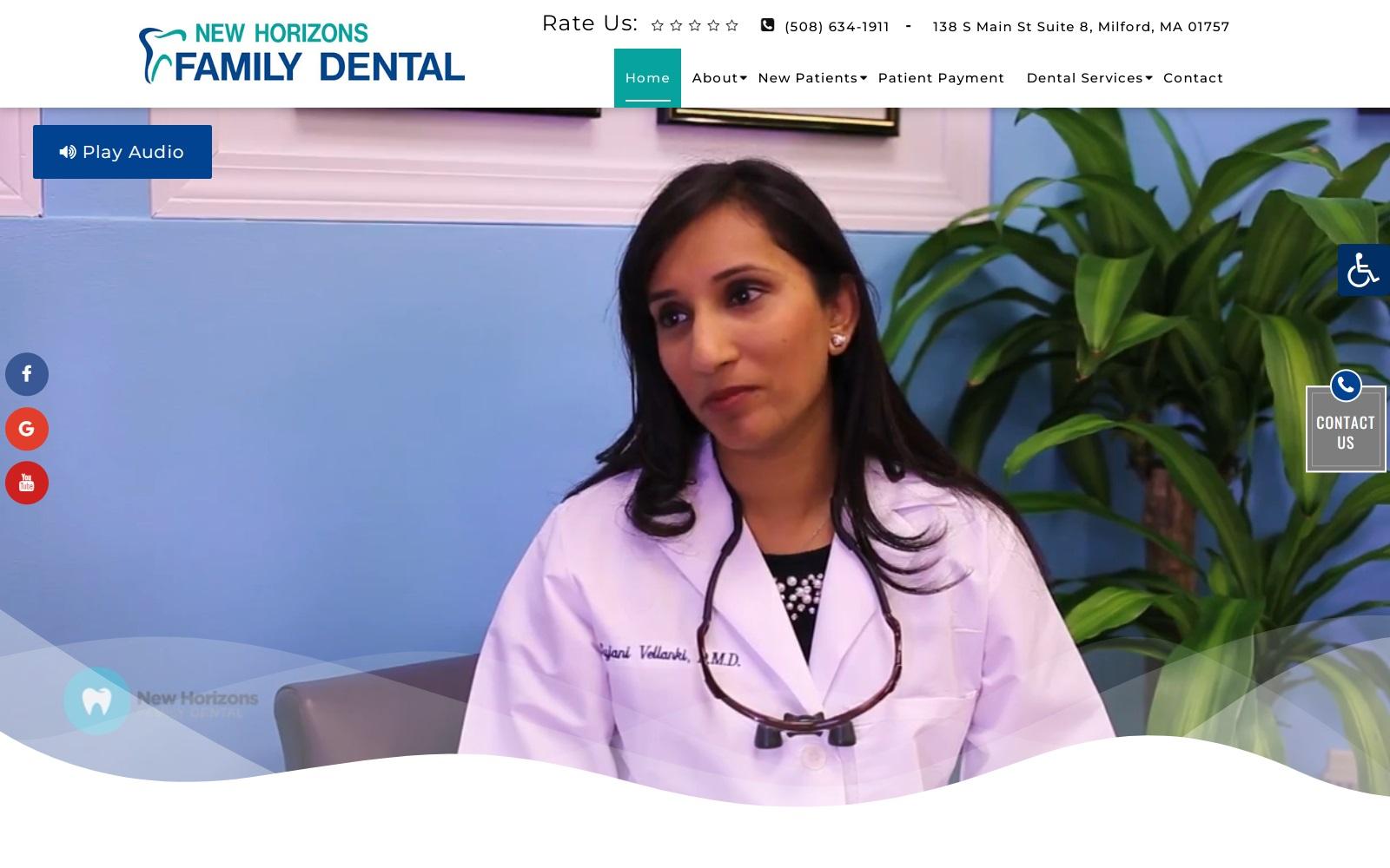 New Horizons Family Dental screenshot