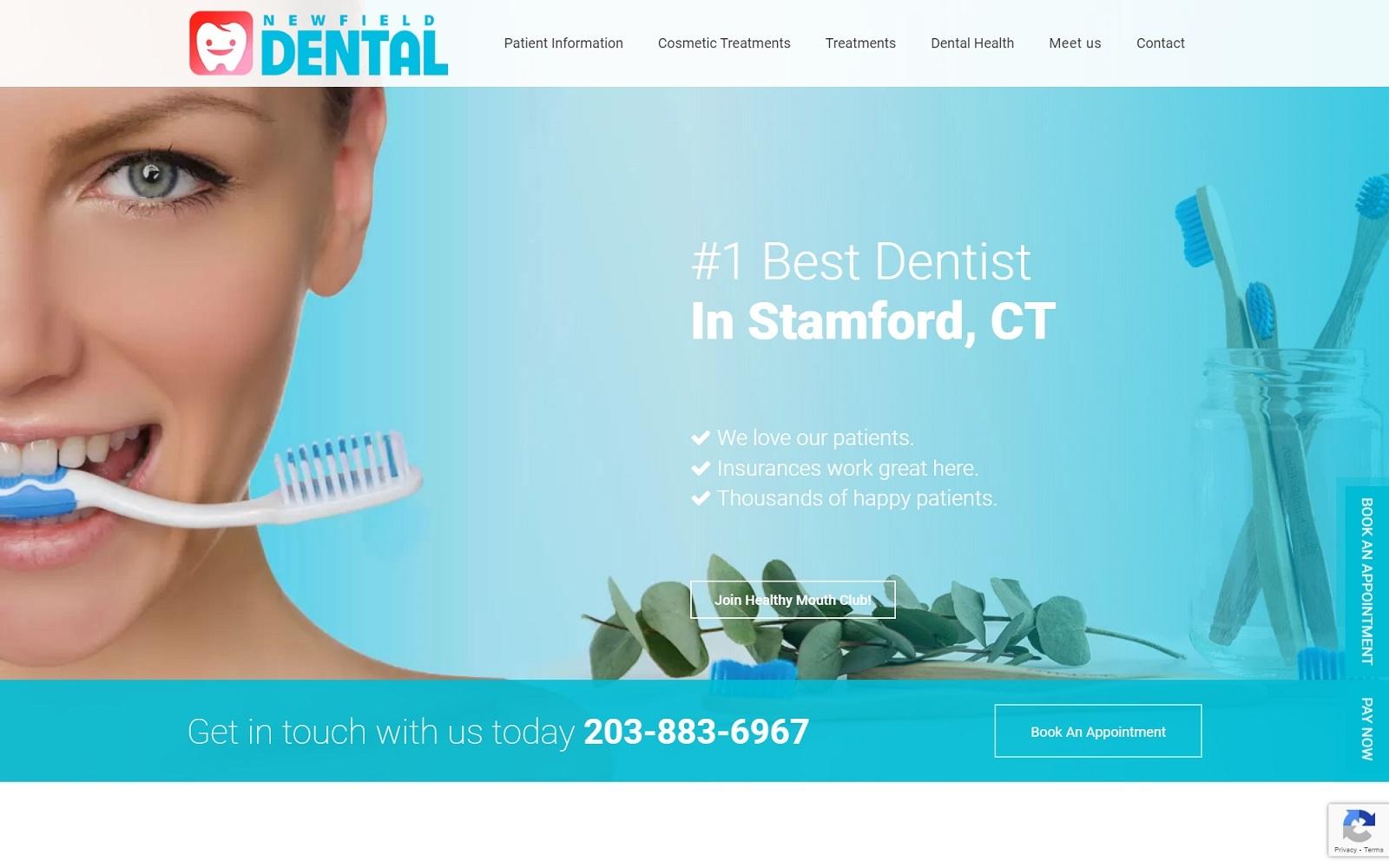 Newfield Dental screenshot