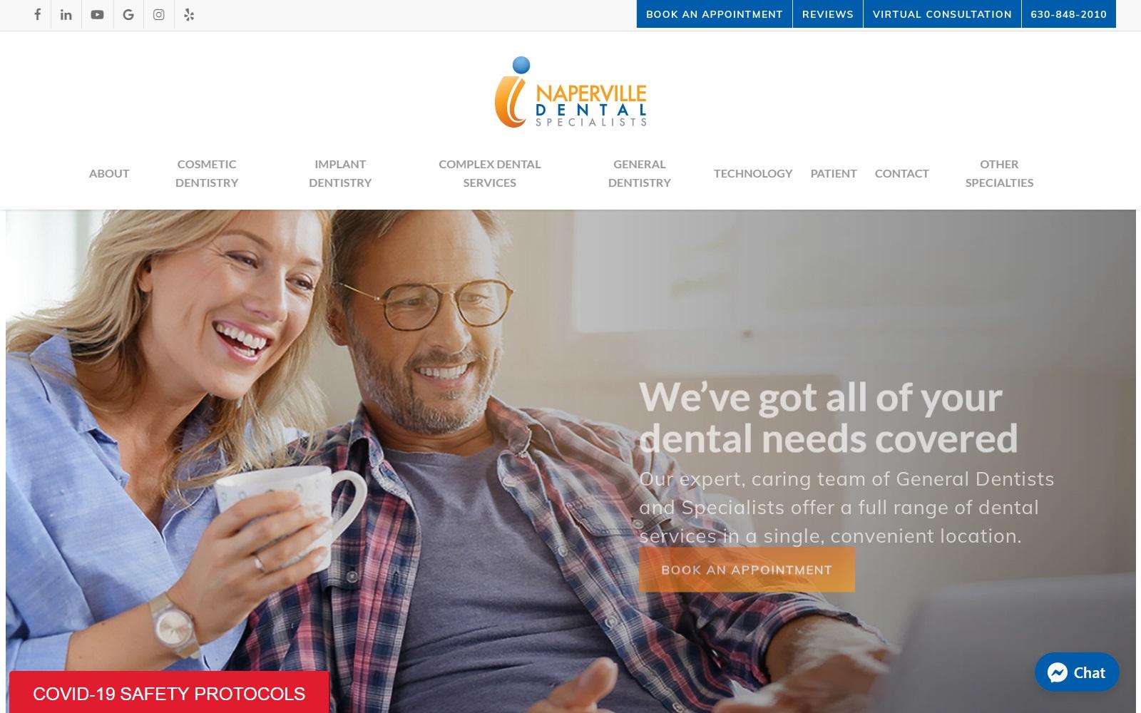 Naperville Dental Specialists screenshot
