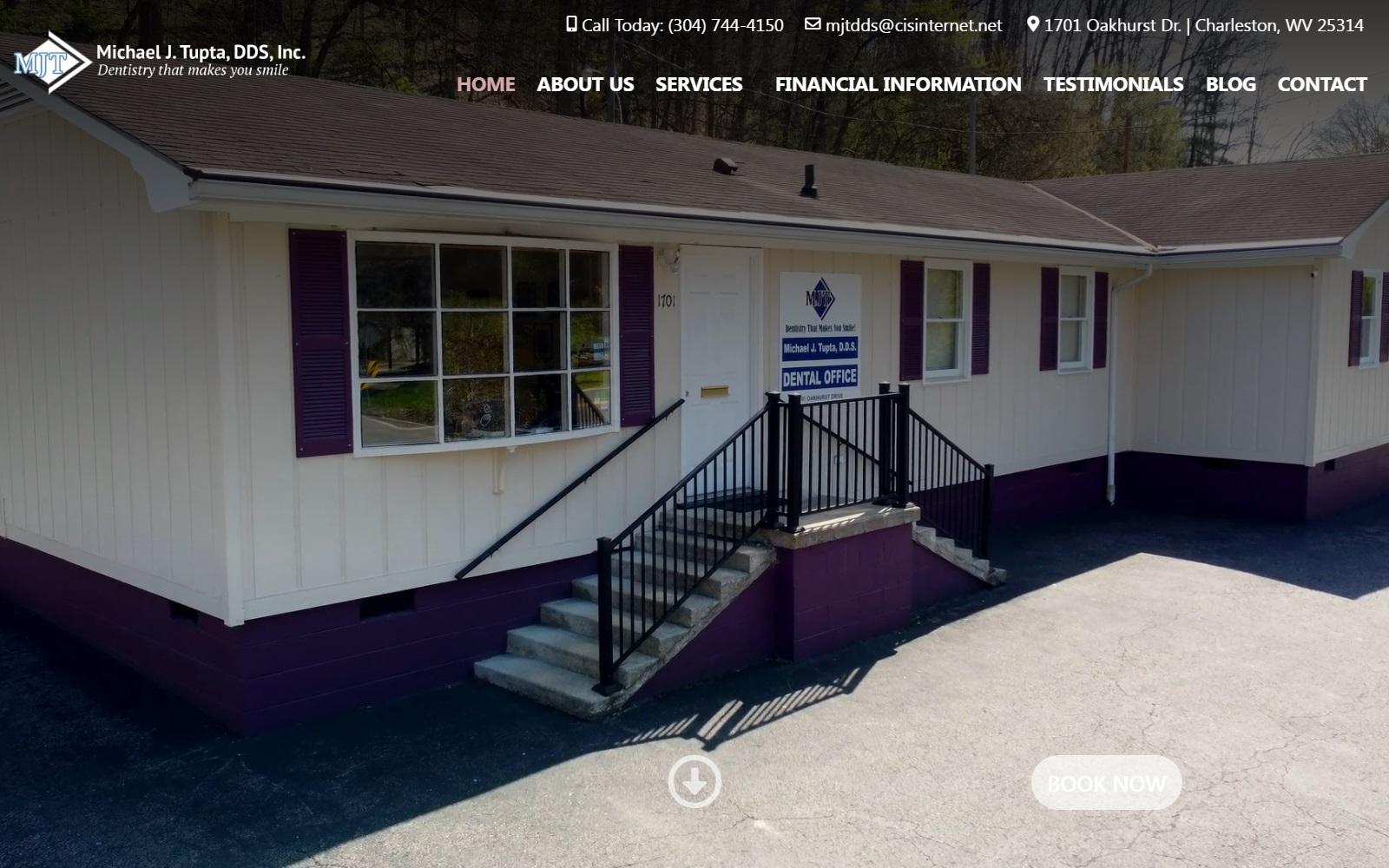 Michael J Tupta DDS Inc screenshot