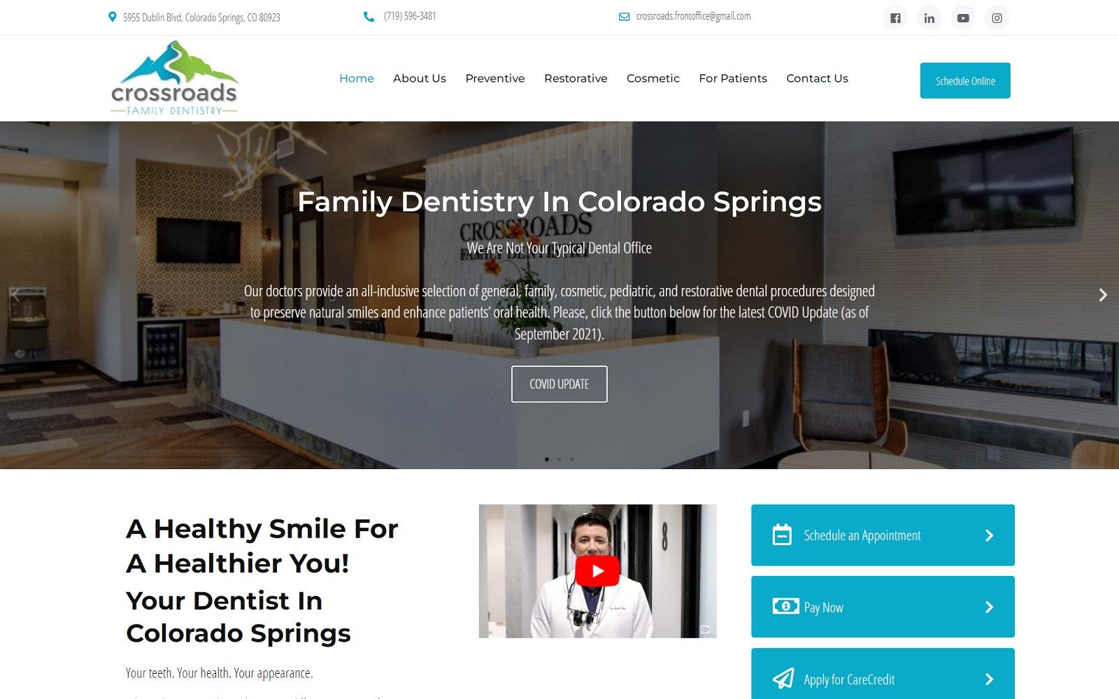 Crossroads Family Dentistry in Colorado Springs