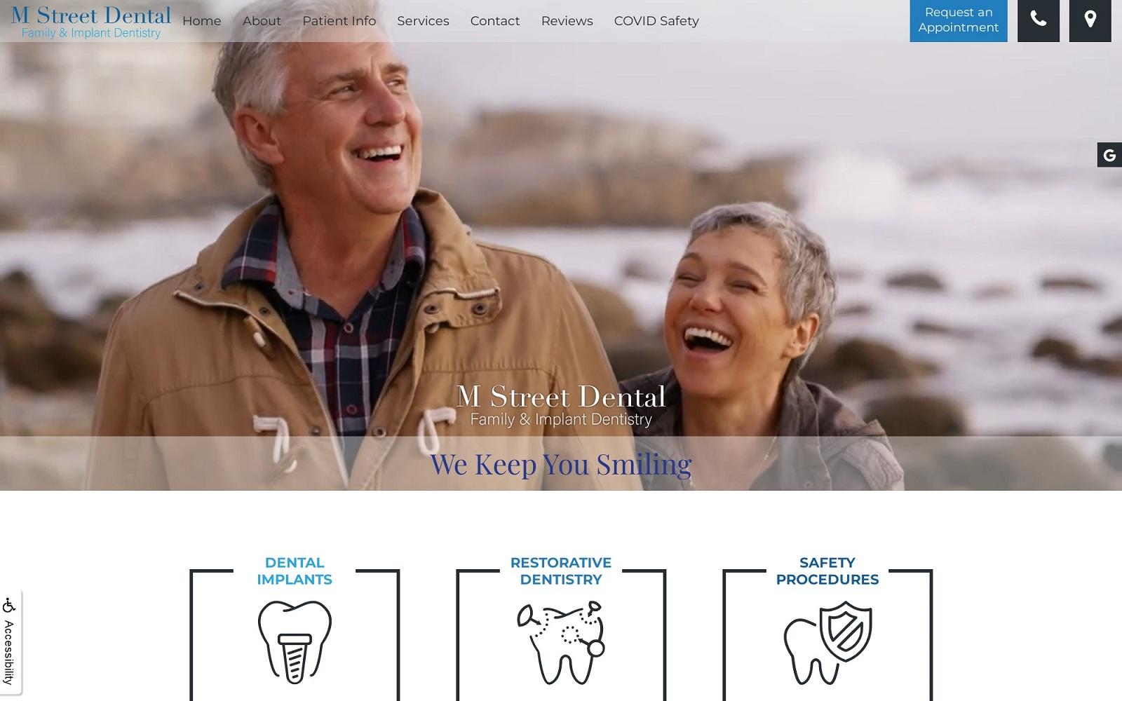 M Street Dental Center screenshot