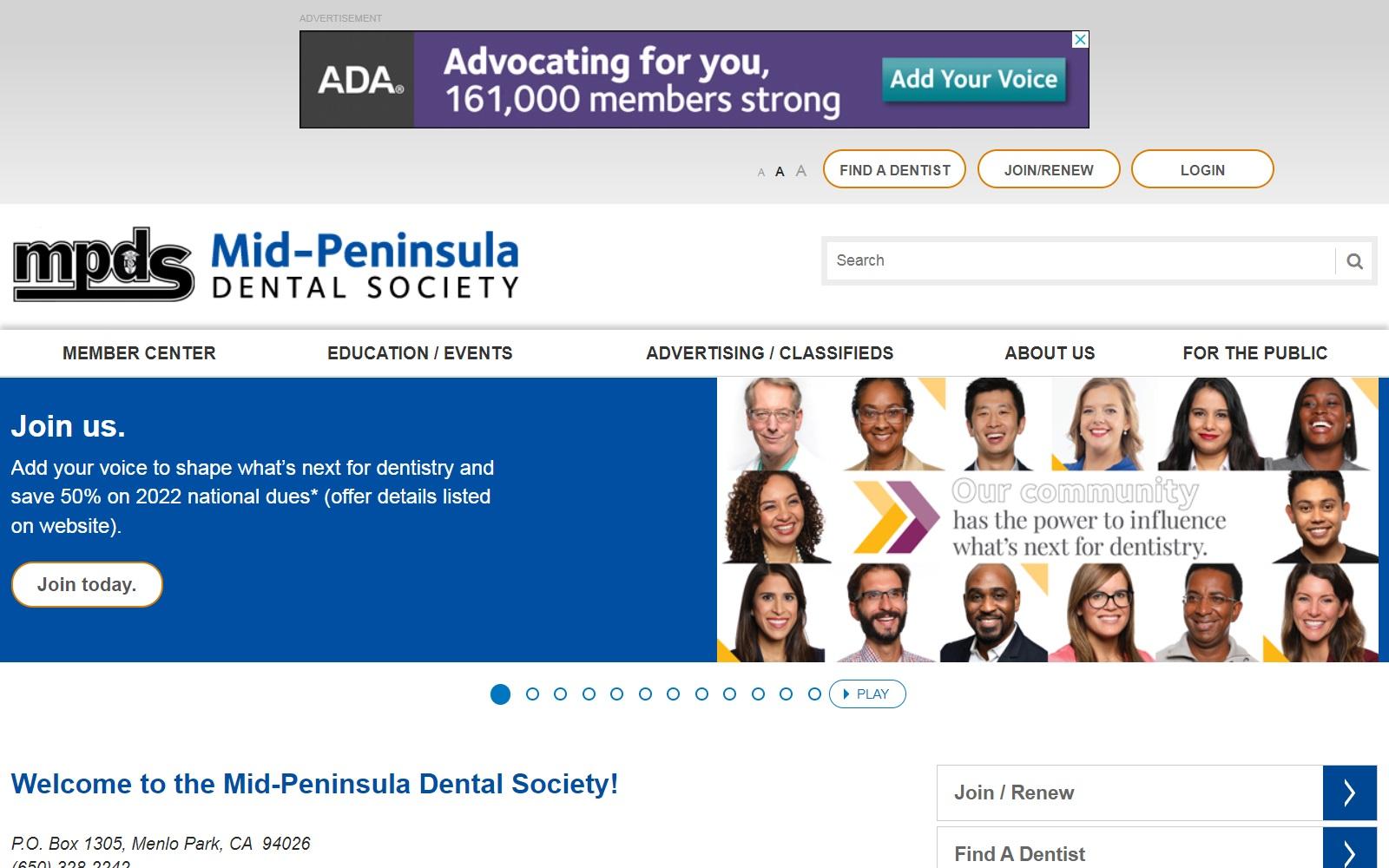 Mid-Peninsula Dental Society screenshot