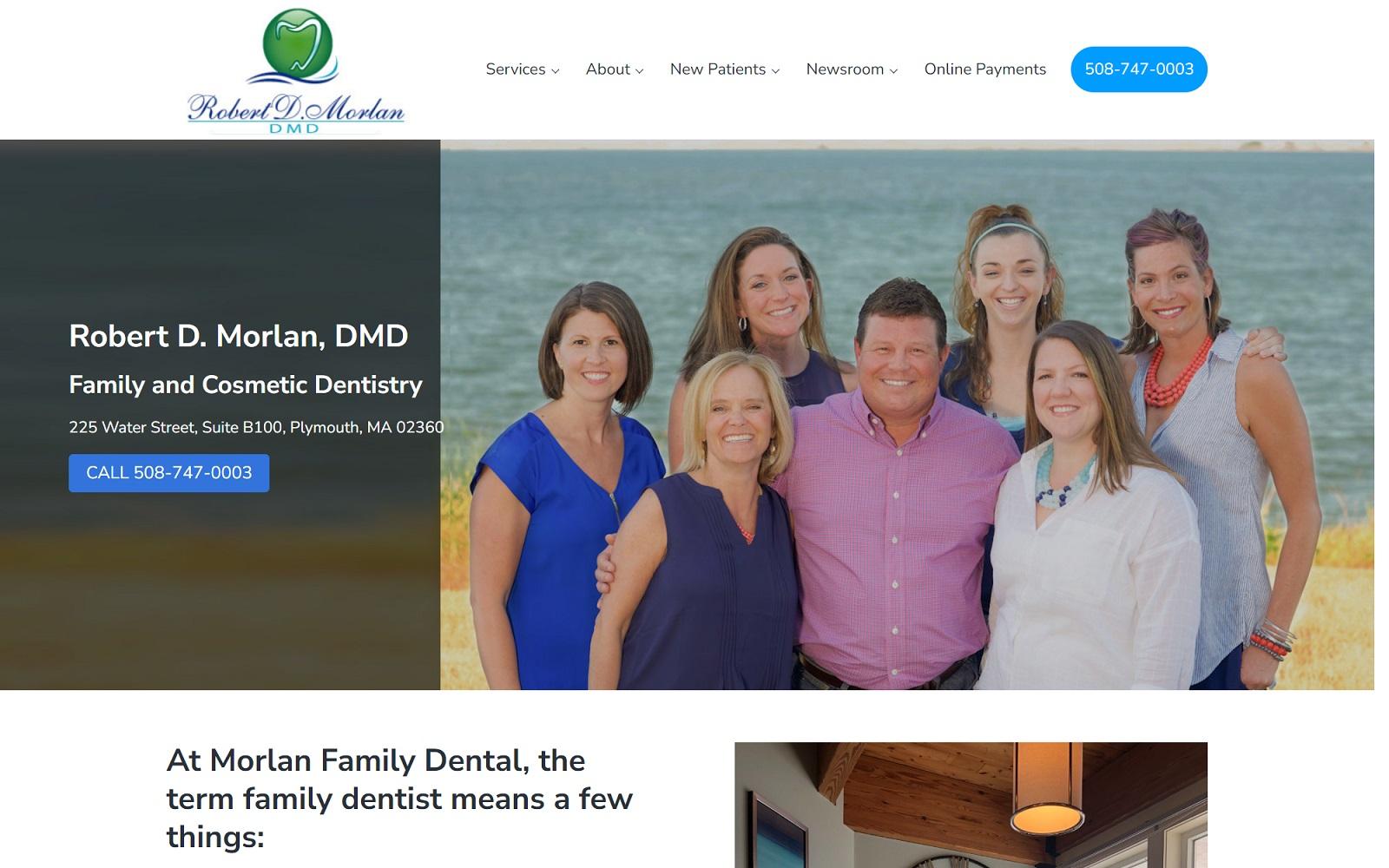 Morlan Family Dental screenshot