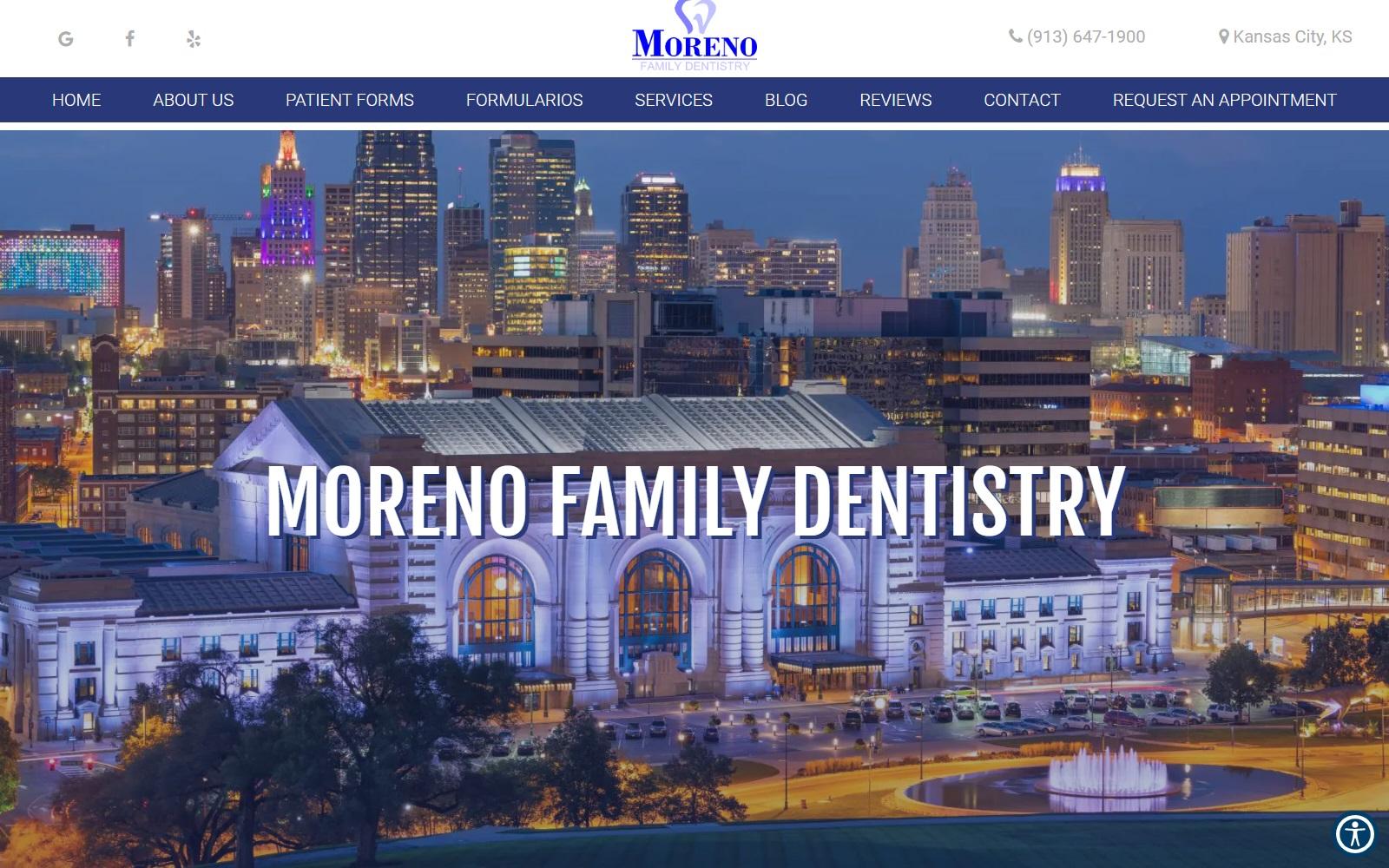 Moreno Family Dentistry screenshot
