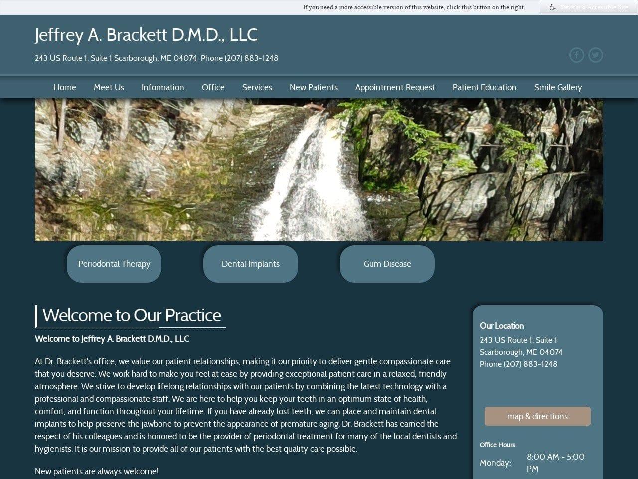 Brackett Jeffrey A DDS screenshot