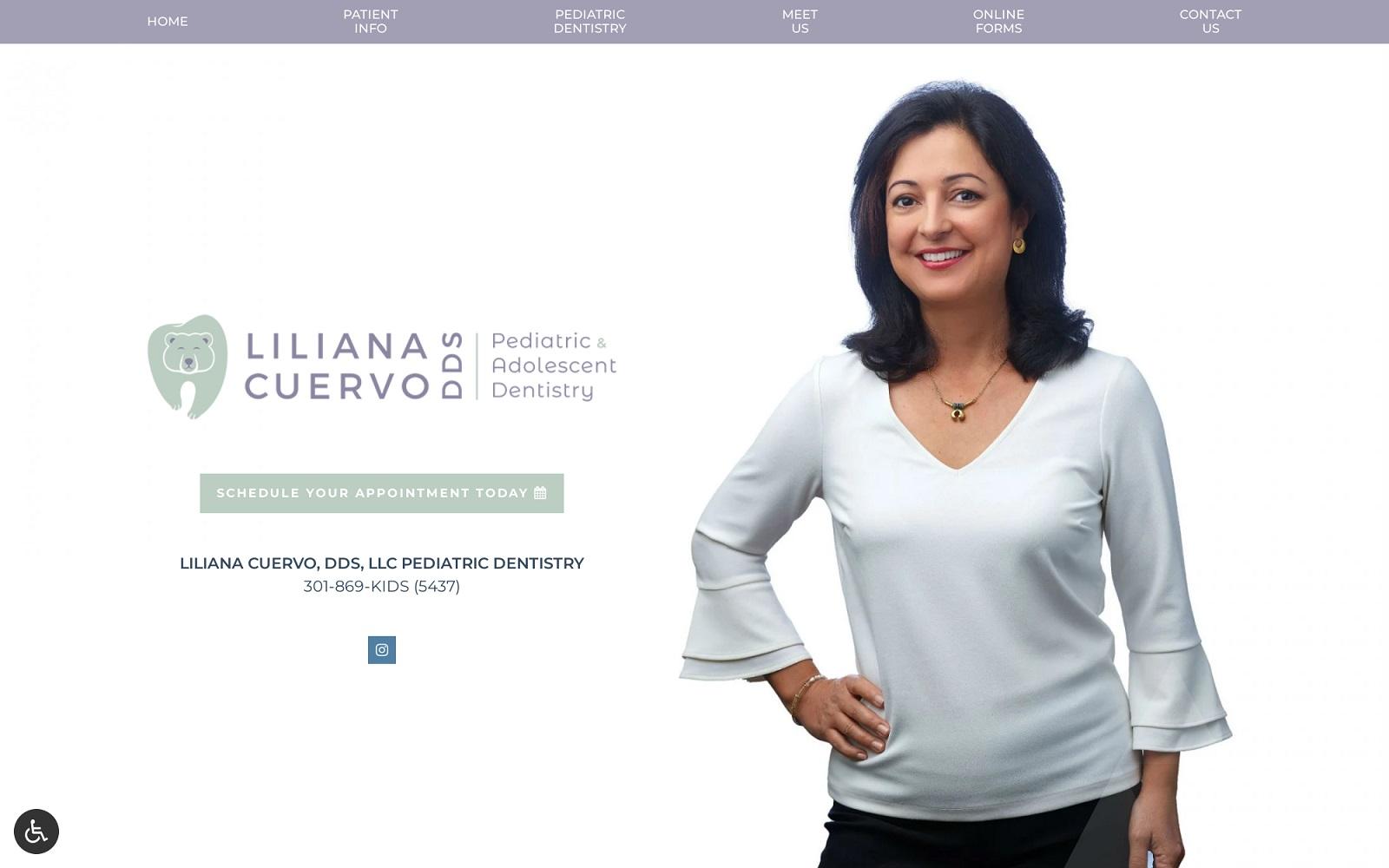 Dr. Liliana Cuervo, DDS screenshot