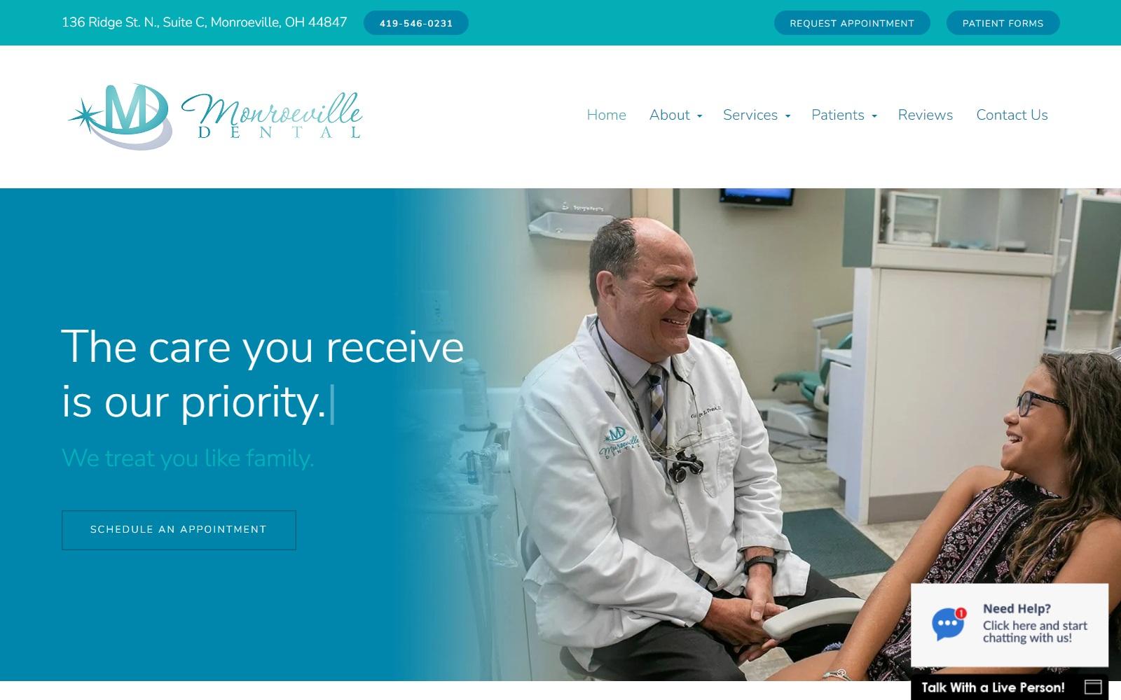Monroeville Dental Associates screenshot