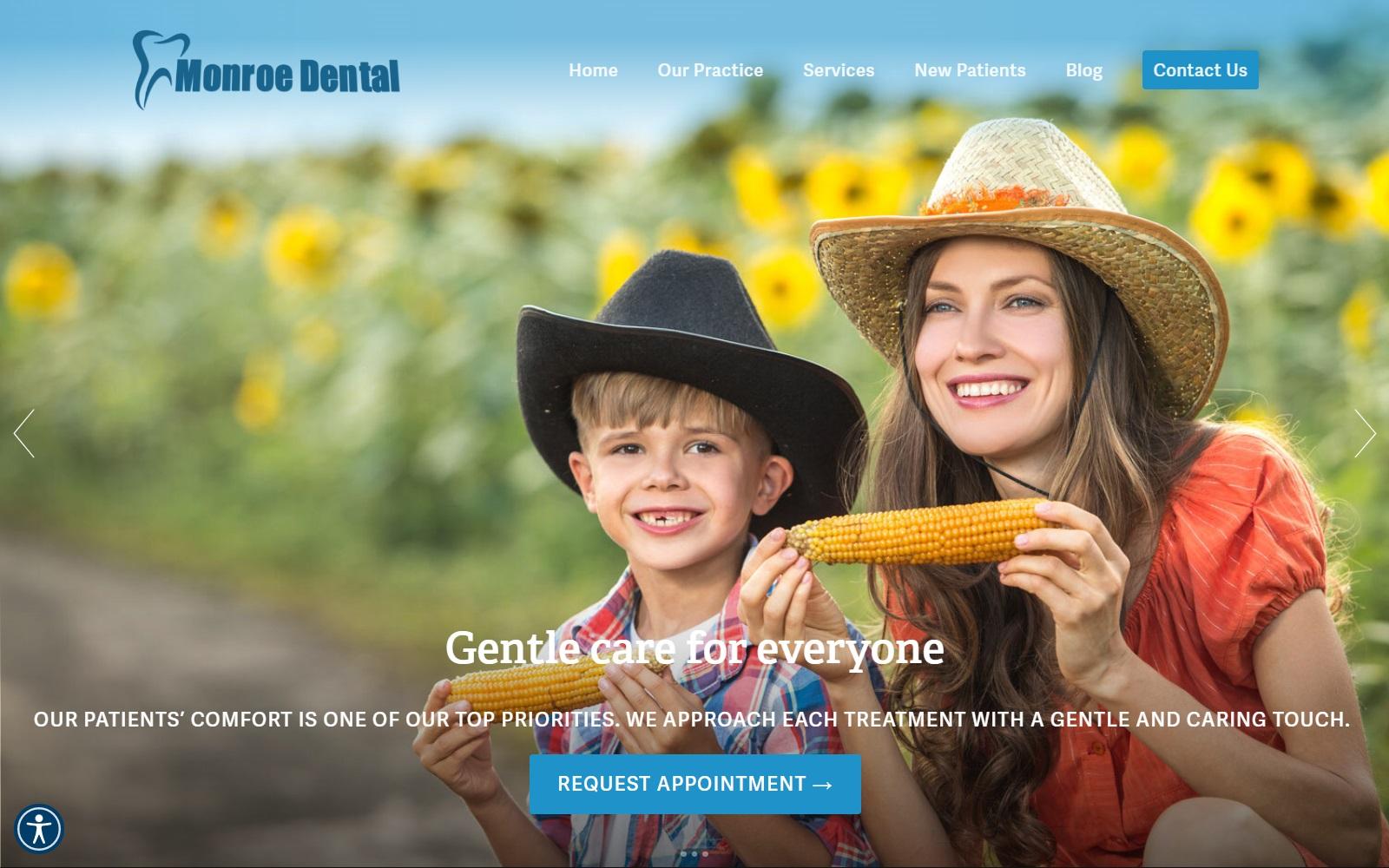 Monroe Dental Clinic screenshot