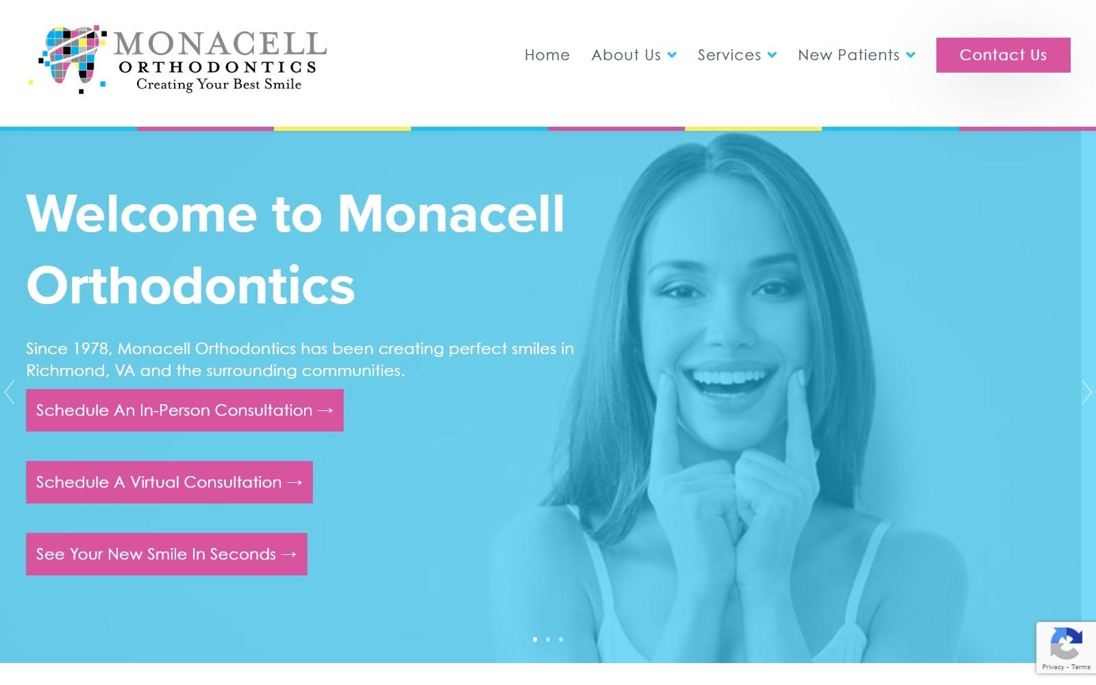 Monacell Orthodontics screenshot