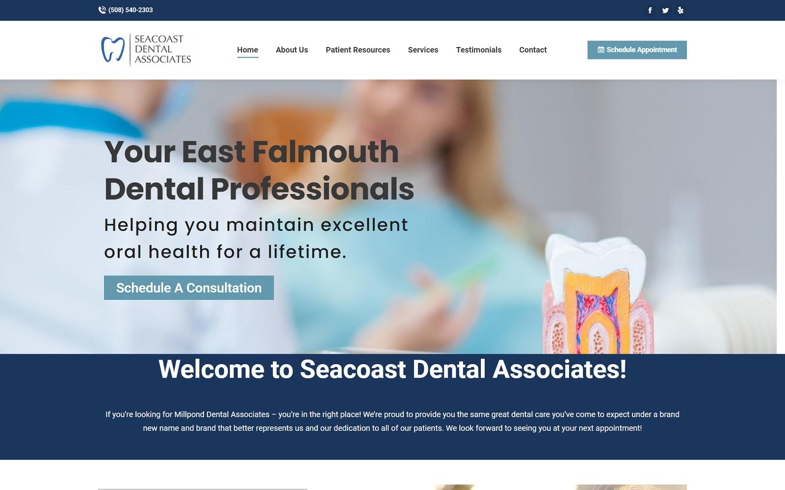 Seacoast Dental Associates screenshot