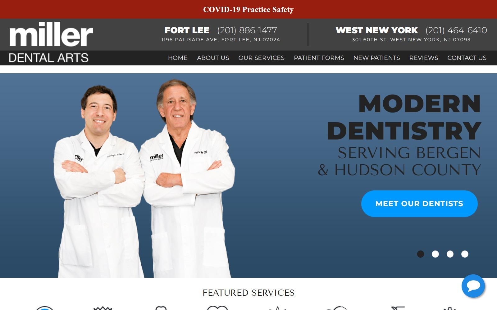 Miller Dental Arts screenshot