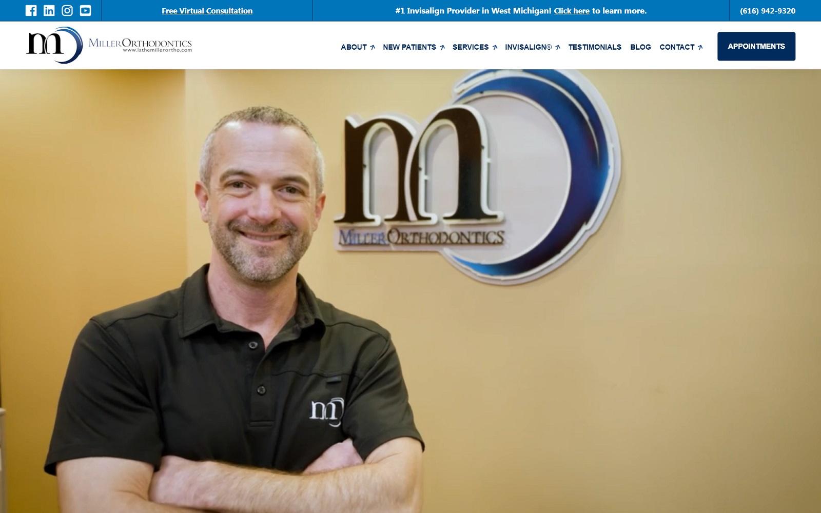Miller Orthodontics screenshot