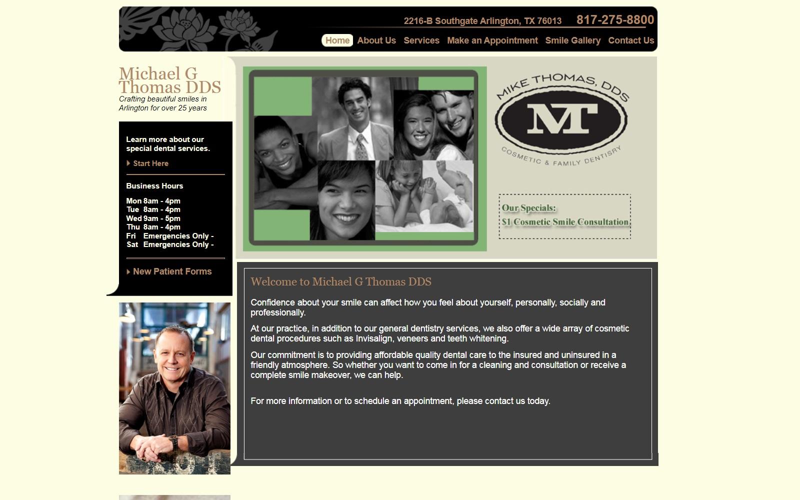 Michael G Thomas DDS