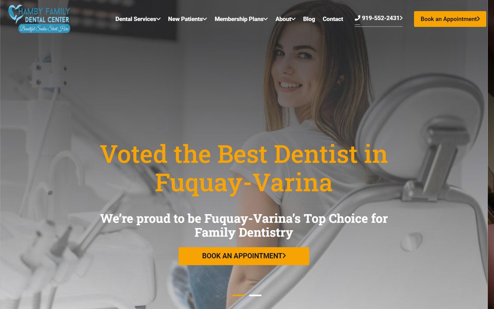 Hamby Family Dental Center screenshot