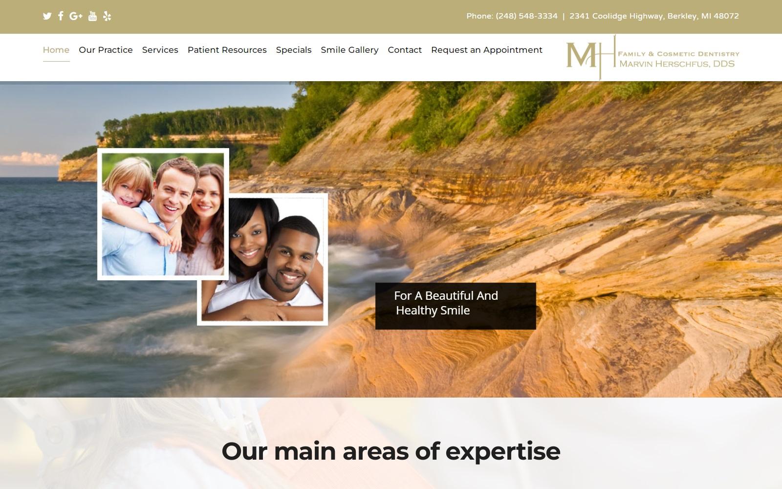 Marvin Herschfus DDS screenshot