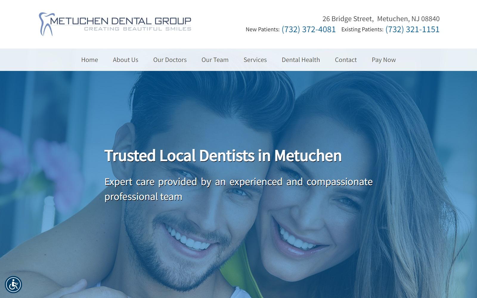 Metuchen Dental Group screenshot