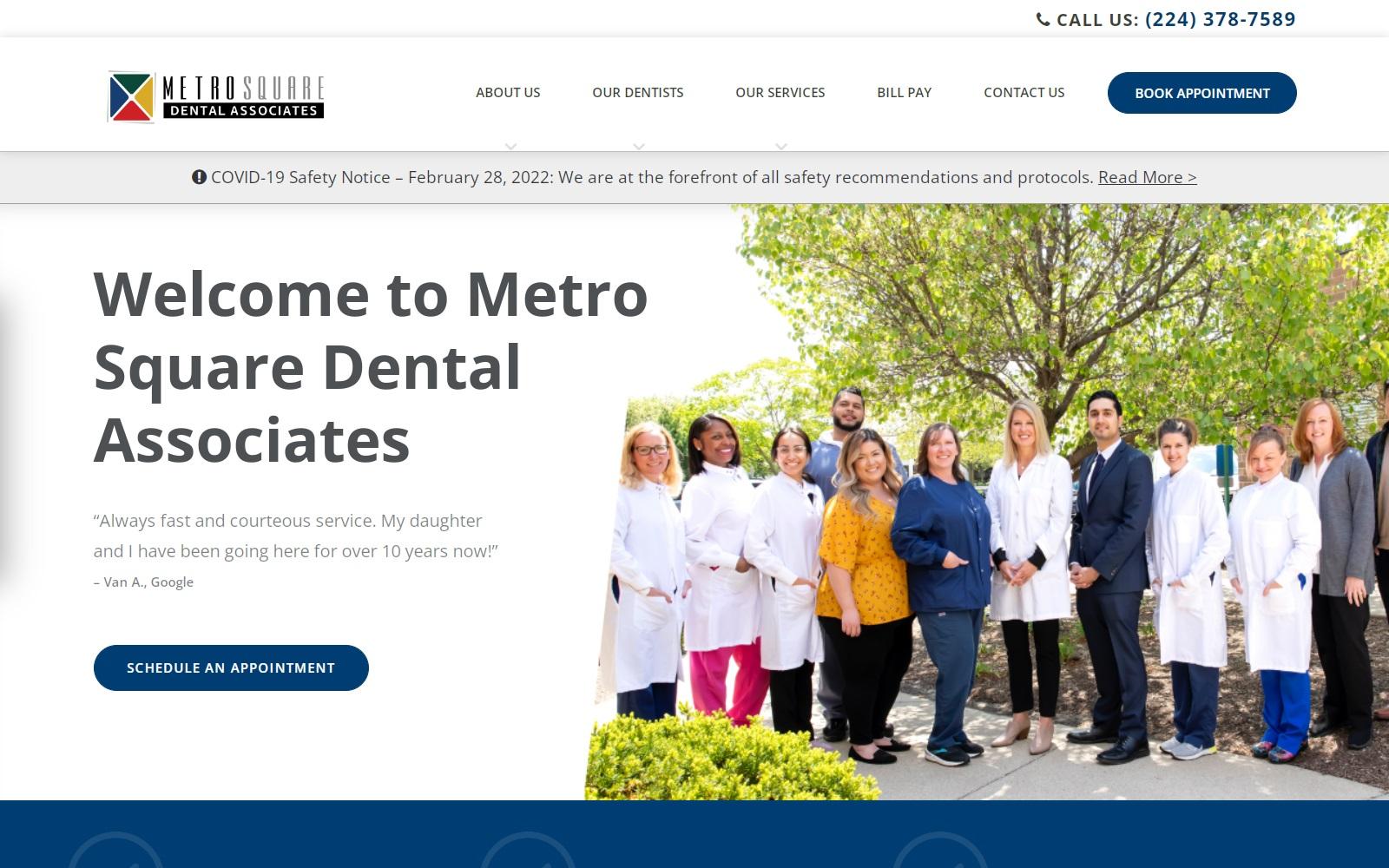 Metro Square Dental Associates screenshot