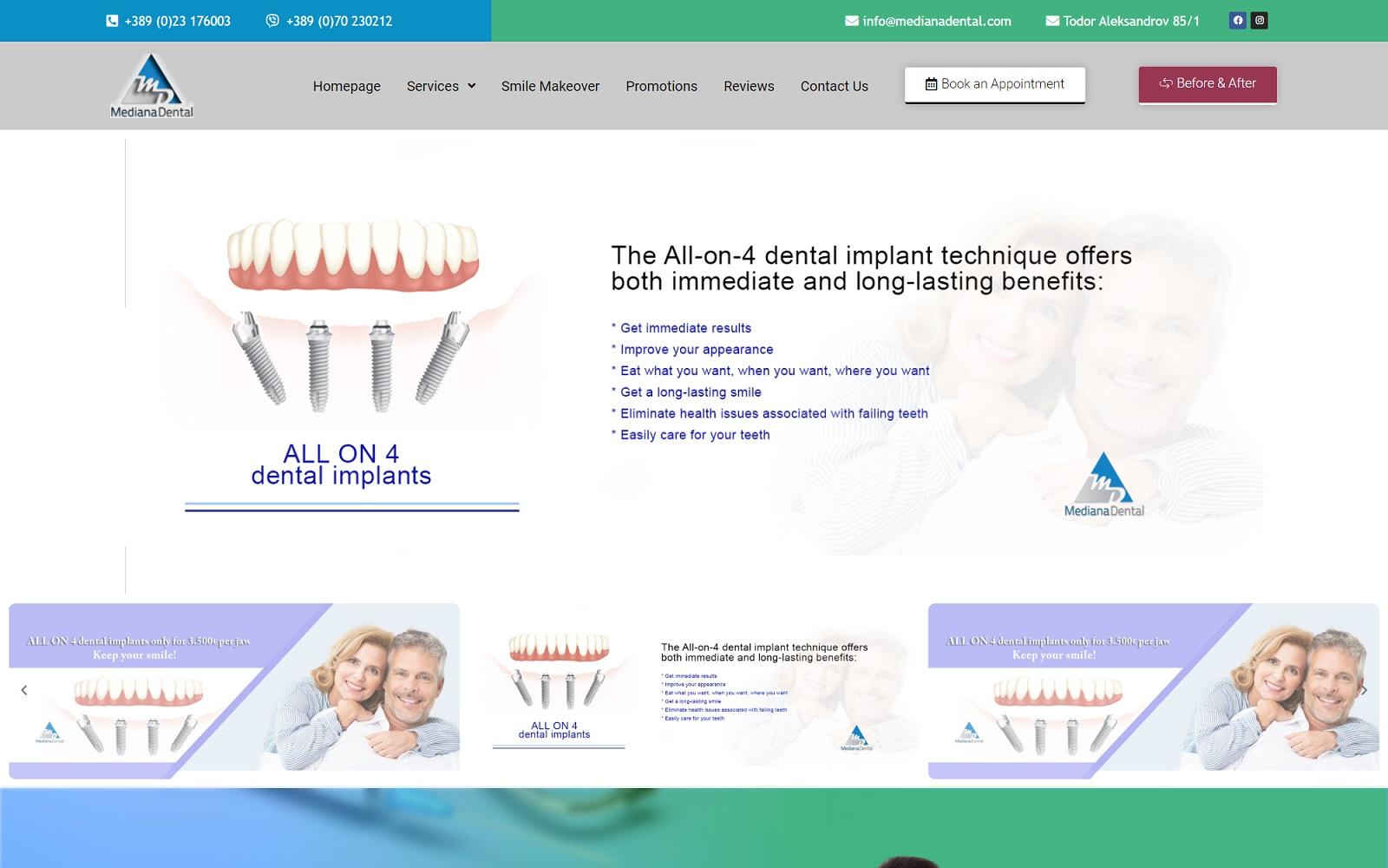 Mediana Dental screenshot