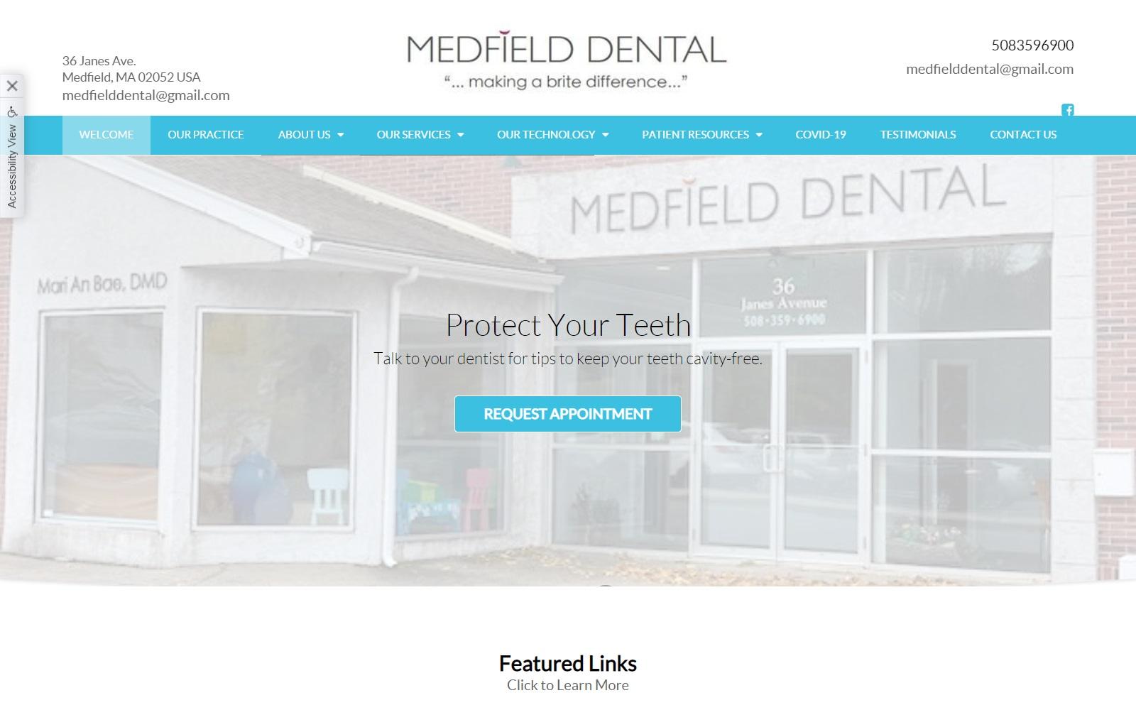 Medfield Dental screenshot