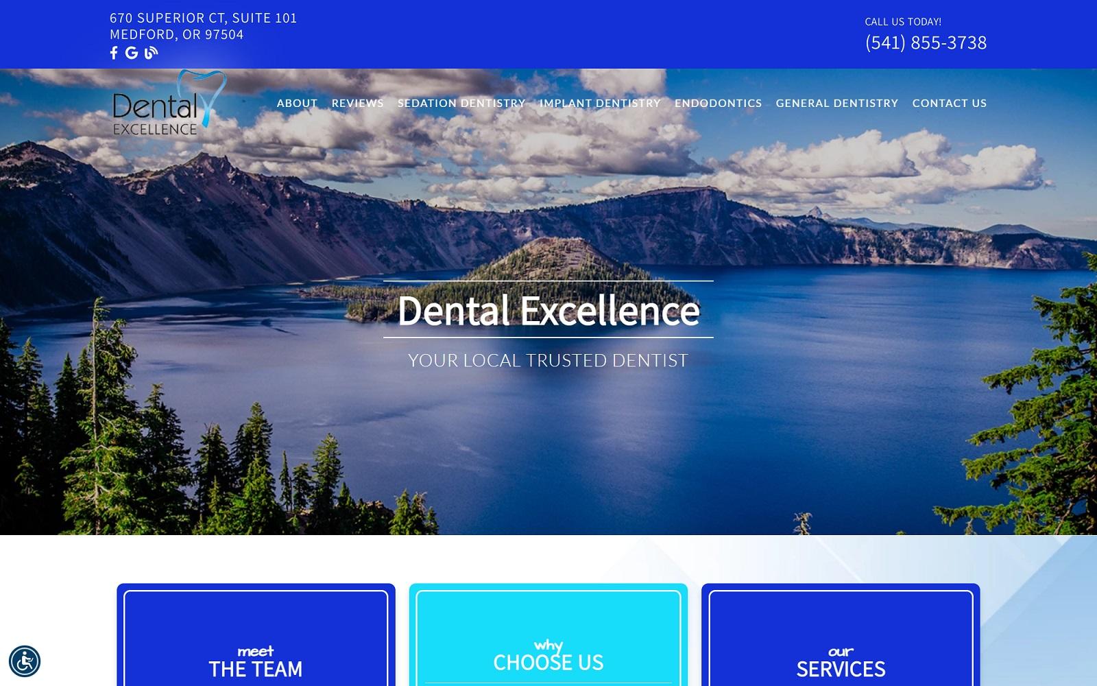 Medford Dental Excellence screenshot