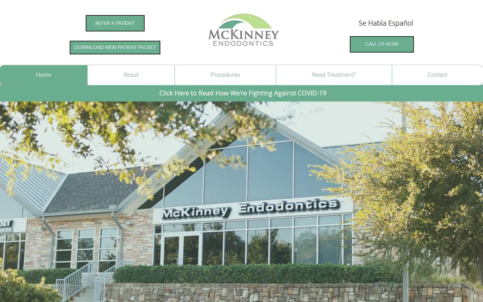 Mc Kinney Endodontics screenshot
