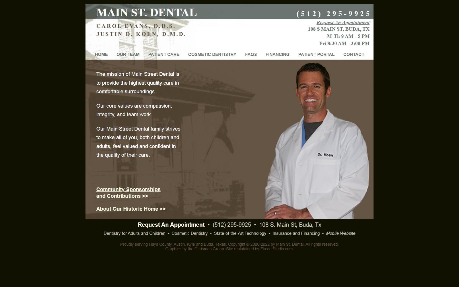 Main St. Dental screenshot