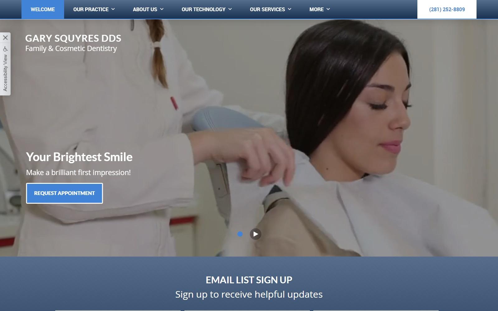 Dr. Gary Squyres DDS screenshot
