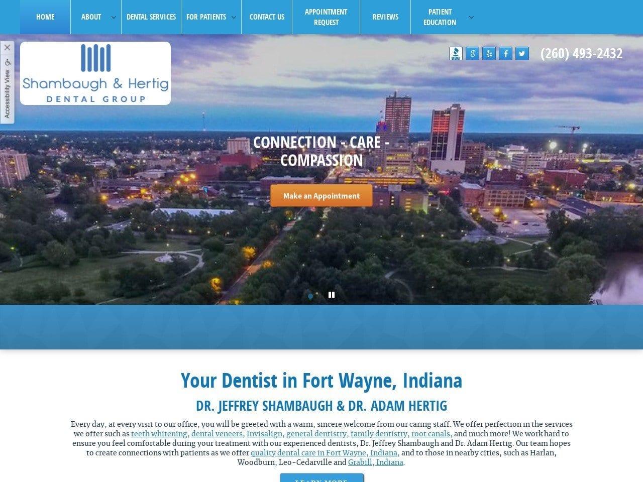Shambaugh Jeffrey J DDS screenshot