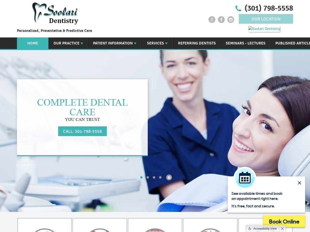 Ahmad Soolari D.M.D. P.C. Soolari Dentistry screenshot