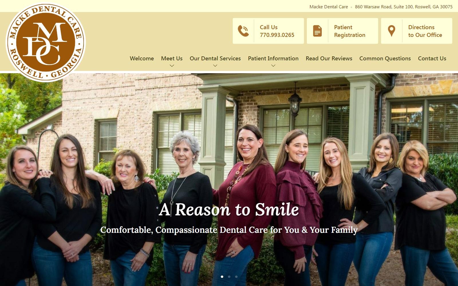 Macke Dental Care screenshot