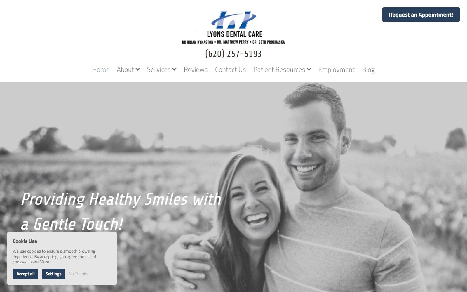 Lyons Dental Care screenshot