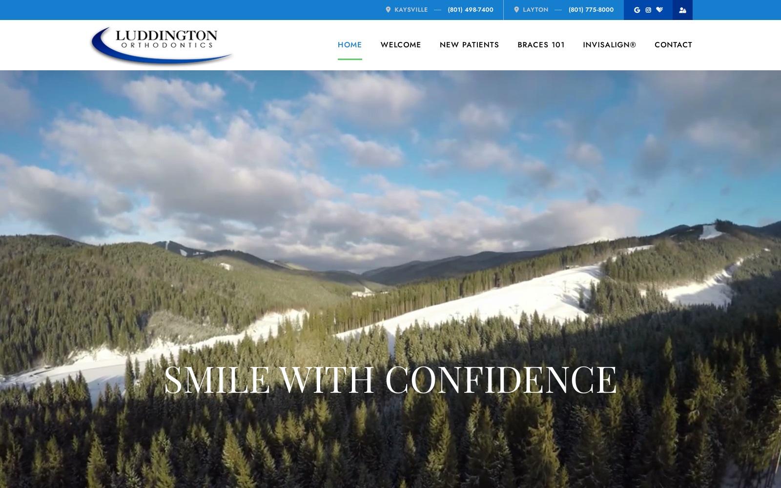 Luddington Orthodontics screenshot