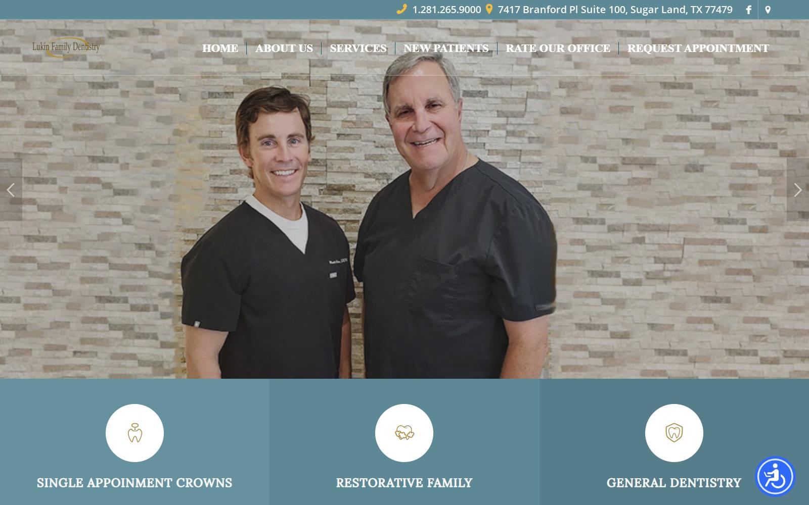 Lukin Family Dentistry screenshot