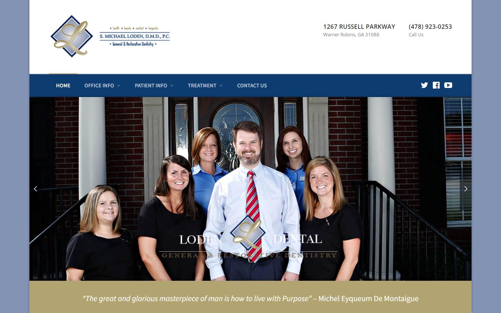 S. Michael Loden D.M.D. screenshot