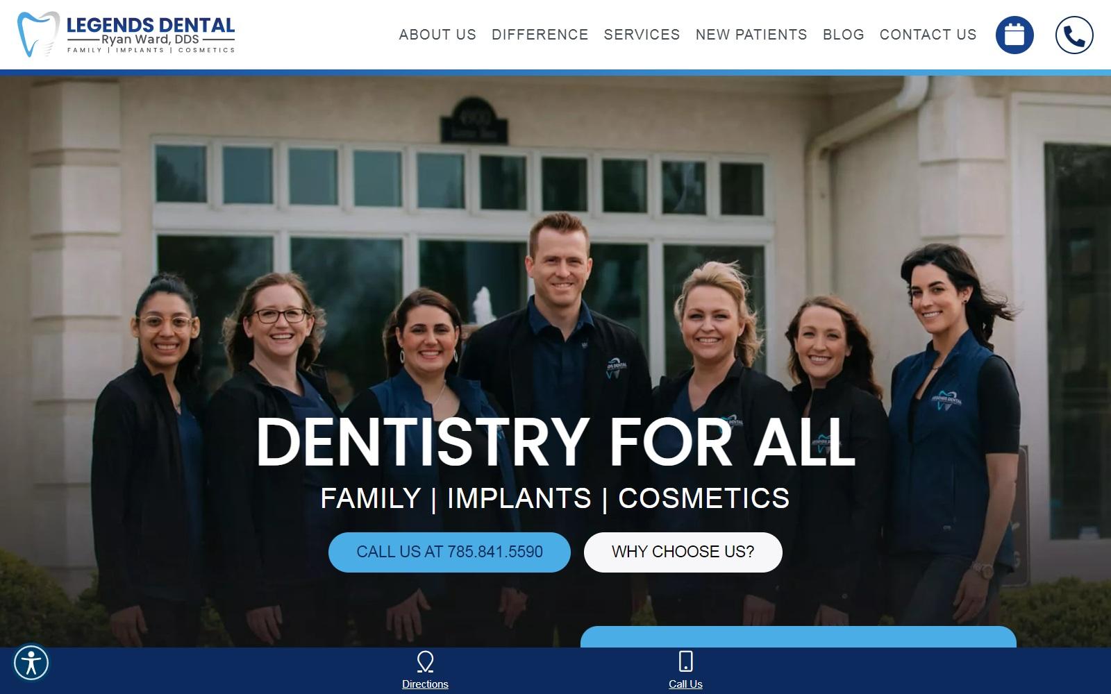 Legends Dental Ryan L Brittingham, DDS screenshot
