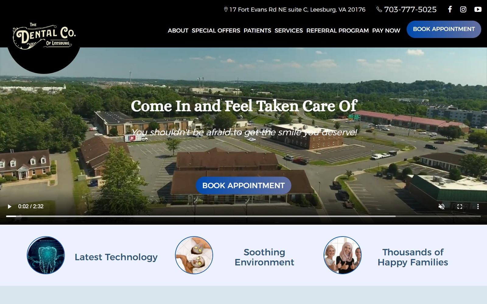 The Dental Co. of Leesburg screenshot