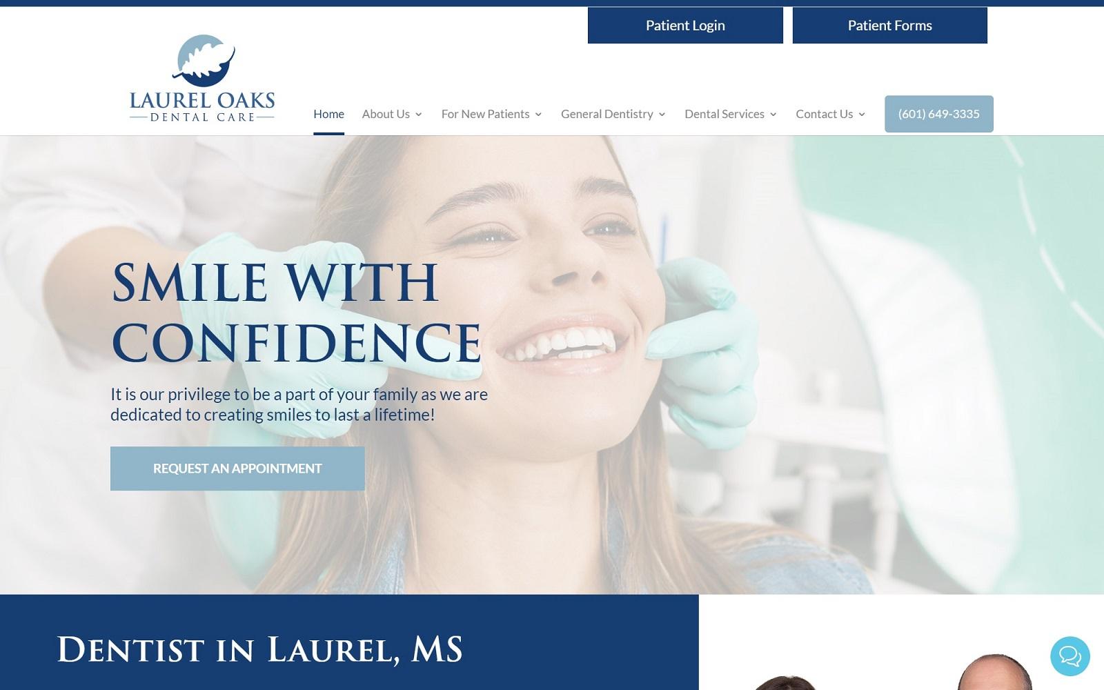 Laurel Oaks Dental Care screenshot