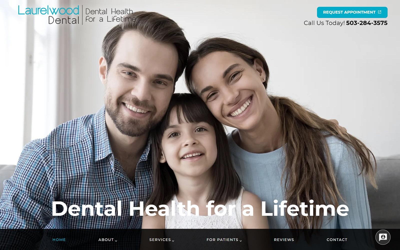 Laurelwood Dental screenshot