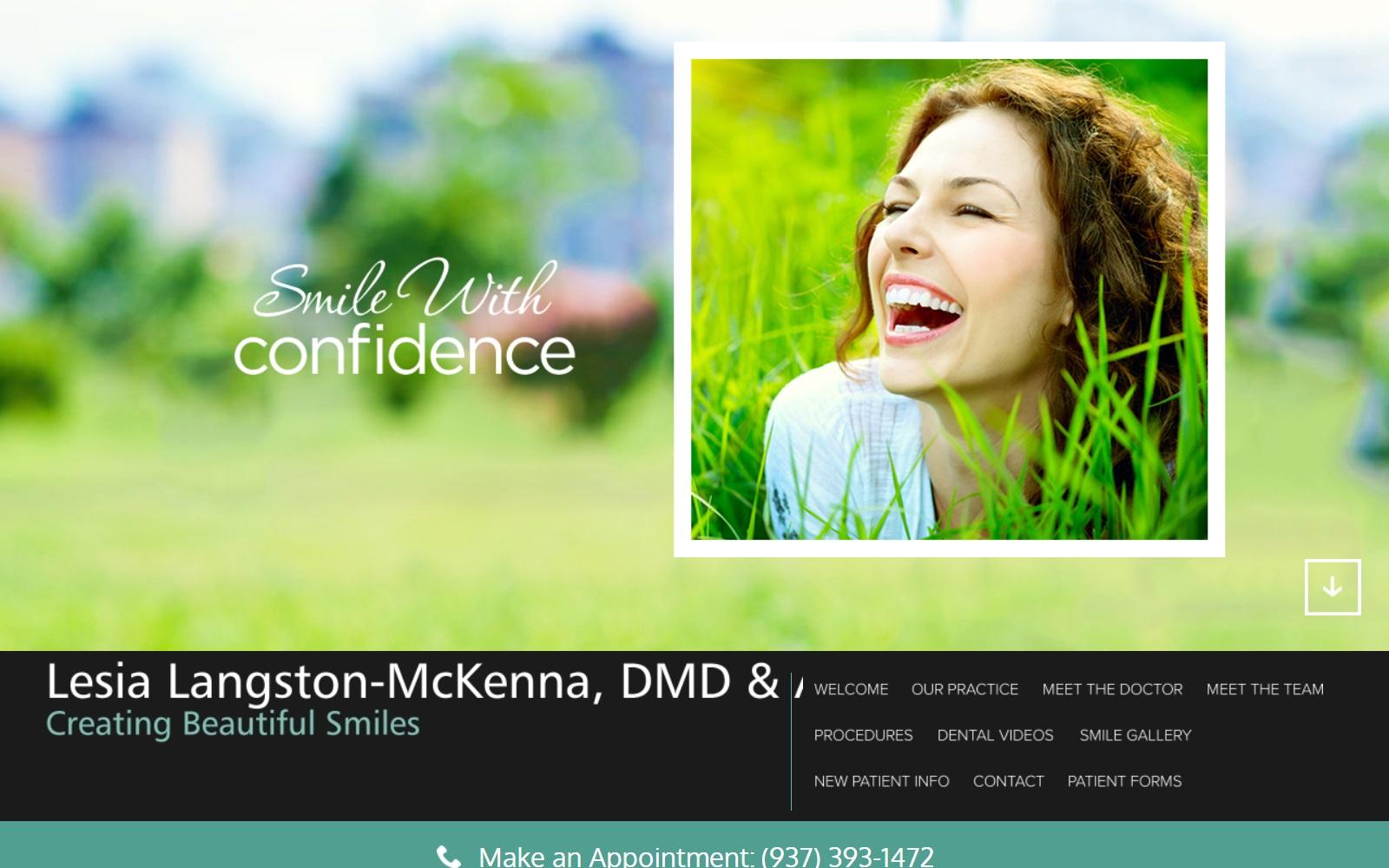 Lesia Langston Mc Kenna Inc screenshot