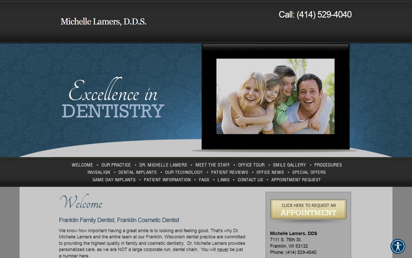 Lamers Michelle L DDS screenshot