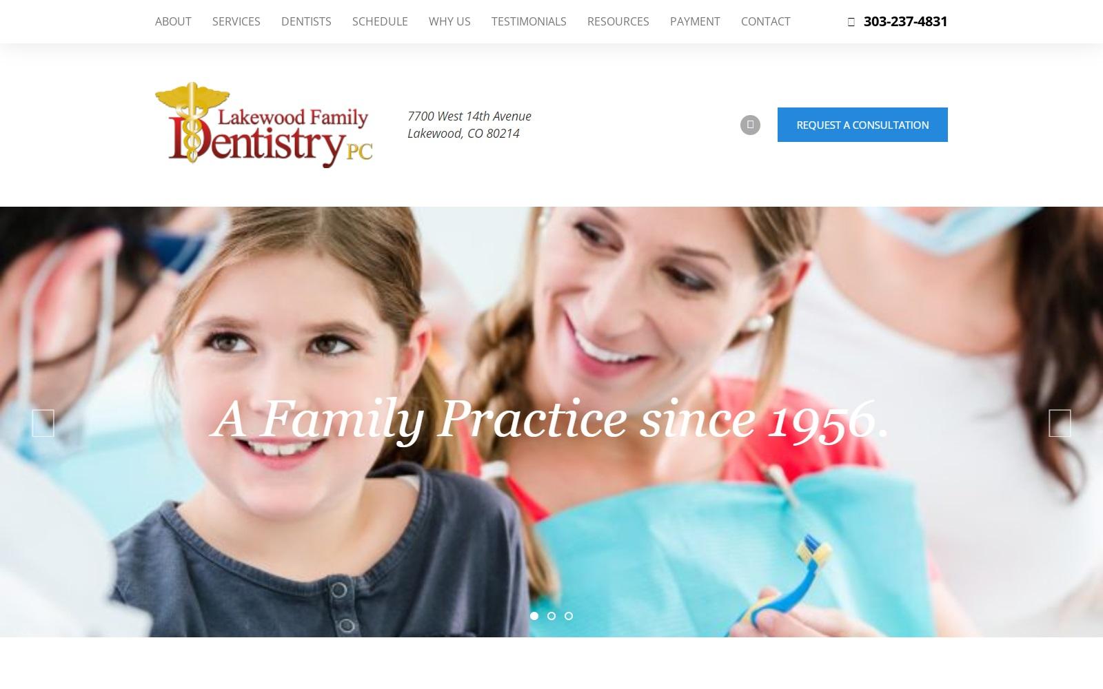 Lakewood Family Dentistry screenshot