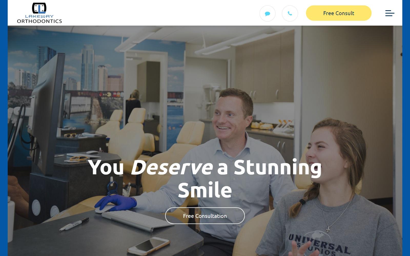 Lakeway Orthodontics screenshot