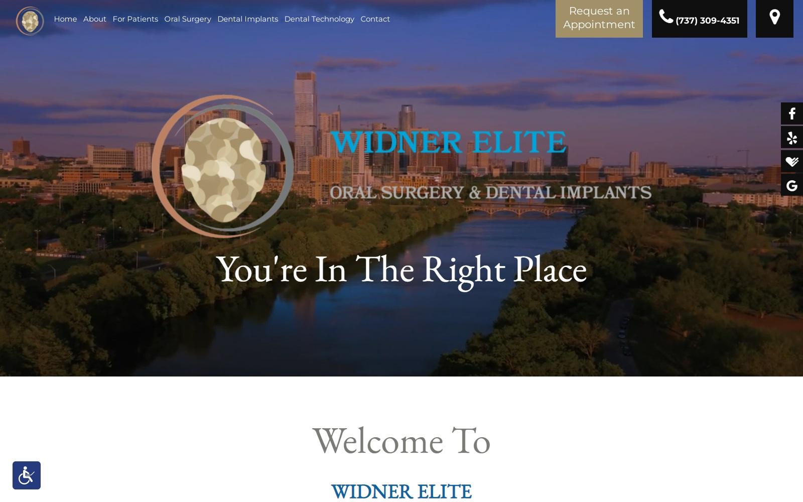 Widner Elite Oral Surgery & Dental Implants screenshot