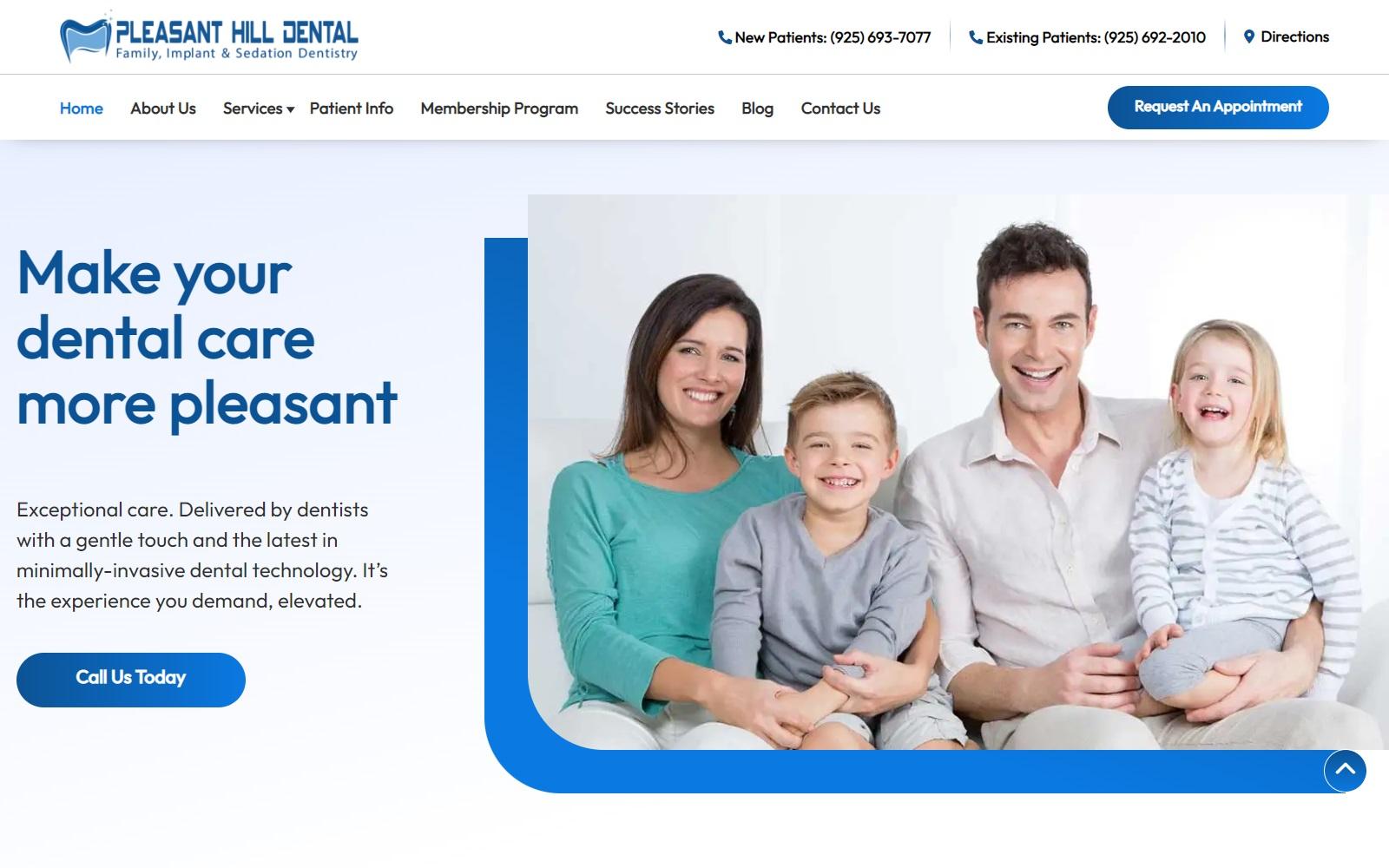 Pleasant Hill Dental screenshot