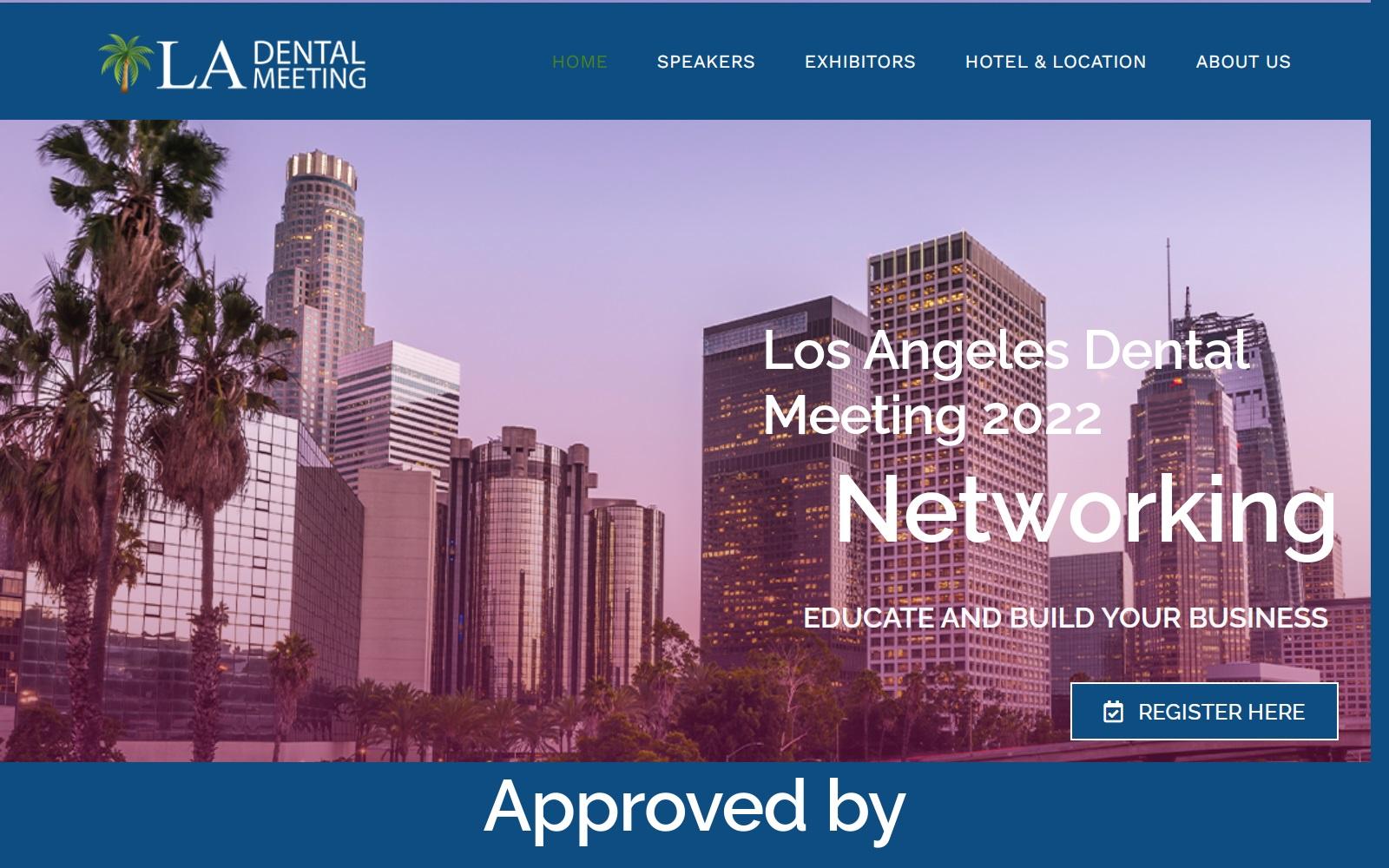 Los Angeles Dental Meeting screenshot