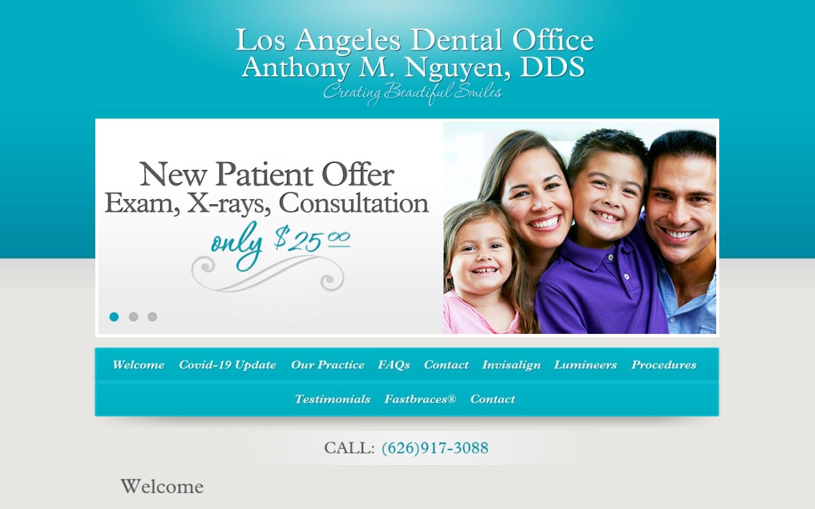 Los Angeles Dental Office screenshot